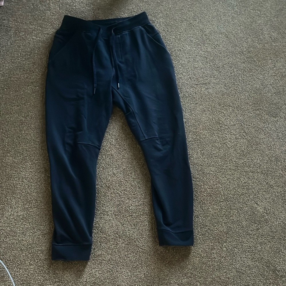 Lululemon Scuba Black High Rise Sweatpants Joggers